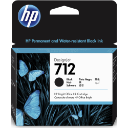 Cartucho de Tinta-HP-712-Negro-DesignJet-Cartucho-Inyección térmica de tinta HP-Original - 712 - 3ED70A HP - 2