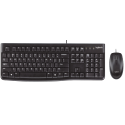 COMBO DE TECLADO Y RATÓN-Logitech-CABLE-Teclas cóncavas-USB inalámbrica - 920-004428 Logitech - 1