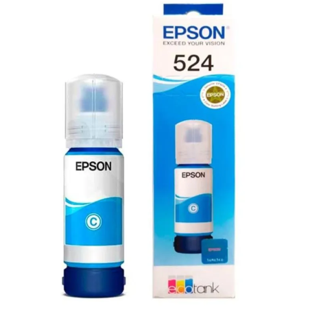 Botella de tinta-Epson-Cian-70 ML-Hasta 6,000 paginas-Original-Nuevo - T524220-AL Epson - 2