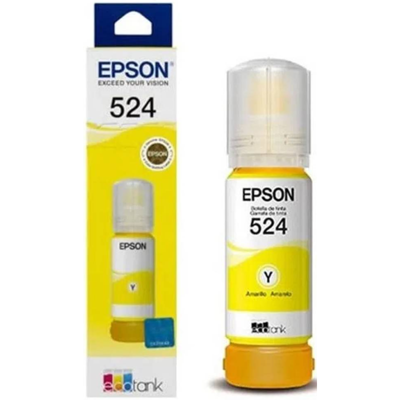 Botella de Tinta-Epson-Color Yellow-70 ml-Original-Nuevo-Hasta 6,000 paginas-15 x 4 x 4cm-EcoTank - T524420-AL Epson - 2