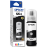 Botella de Tinta-Epson-Color Negro-Pigmentado-Hasta 6.700 paginas-Nuevo-Original-70 ml-554 - T554120-AL Epson - 1