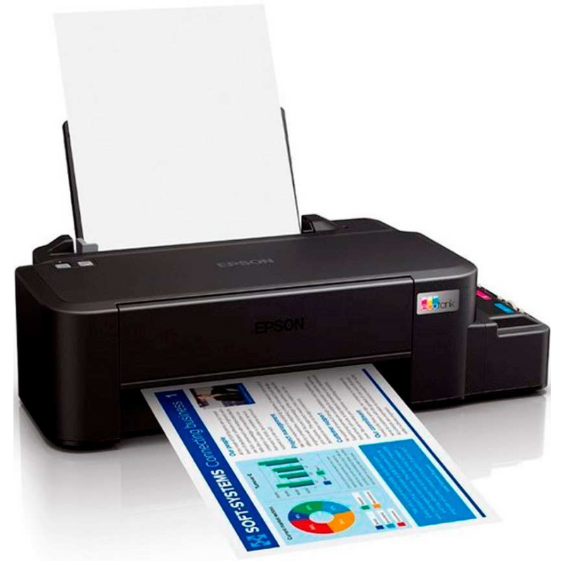 Impresora-Epson-EcoTank-Color Negro-Función Única-Cable USB-A4/carta-720 dpi x 720 dpi - C11CD76303 Epson - 1