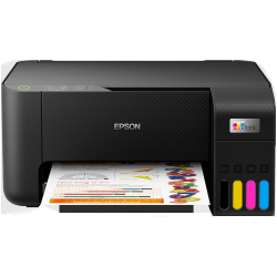 Impresora Multifuncional-Epson-Color Negro-EcoTank-Cable USB- 5.760 dpi x 1.440 dpi-A4/carta-Hasta 7.500 páginas - C11CJ67301 Ep