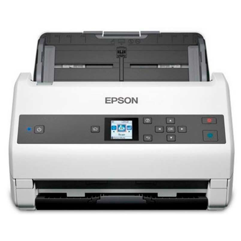 Escáner de Documentos-Epson-Dúplex-USB 3.0-Hasta 9.000 Páginas Diarias-Resolución de 1200 dpi-Color Blanco y Negro - B11B251201 