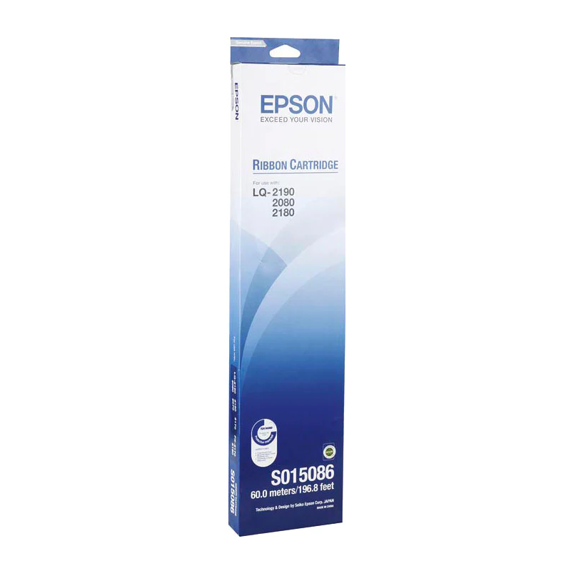 Cinta para impresora-Epson-Color Negro-Hasta 12 millones de caracteres-Nuevo-Plástico-Cinta para impresora - S015086 Epson - 1