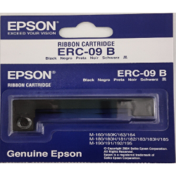 Cinta para impresora-Epson-Color Negro-Inyección de tinta-láser-matriz de puntos-Auto-dúplex-Portátil-Nuevo-Original -  ERC-09B