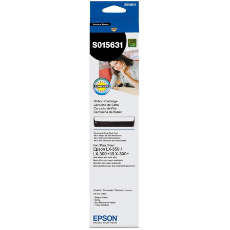 Cinta Para Impresoras-Epson-Color Negro-alta resolución-4 MILLONES DE CARACTERES - S015631 Epson - 2