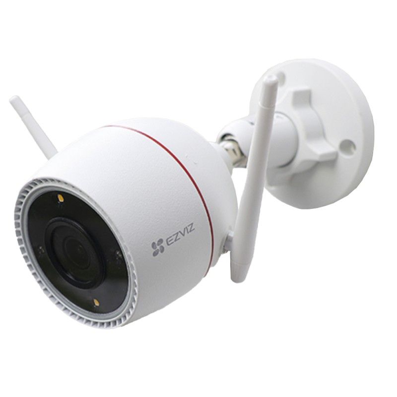 Camara de Seguridad-EZVIZ-Tipo Bala-Micrófono Integrado-Visión Nocturna-Entrada microSD-Seguimiento inteligente - CS-H3C4MP EZVI