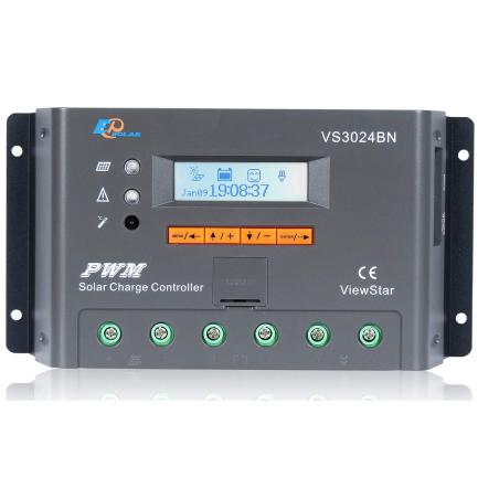 Controlador Solar-EPEVER-Tecnología Avanzada MPPT-Firmware Actualizable-Display LCD - VS-3024-BN EPEVER - 1