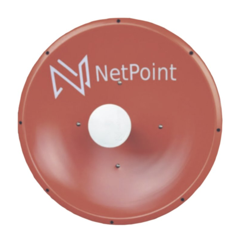 Antena-NetPoint-Direccional-37 dBi-4.9-6.4 GHz-4 ft-Incluye radomo, jumper y montaje de acero inoxidable - NPTR3 NetPoint - 2