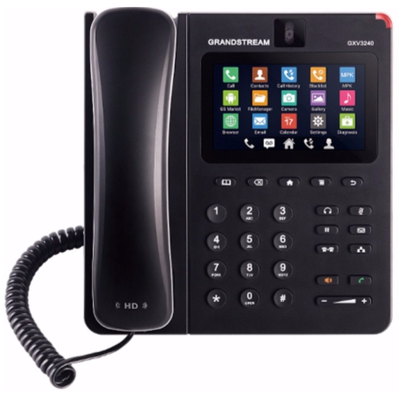 Teléfono IP-GRANDSTREAM-Convencional-para Videoconferencias-Bluetooth Integrado-Cámara con sensor CMOS - GXV-3240 GRANDSTREAM - 