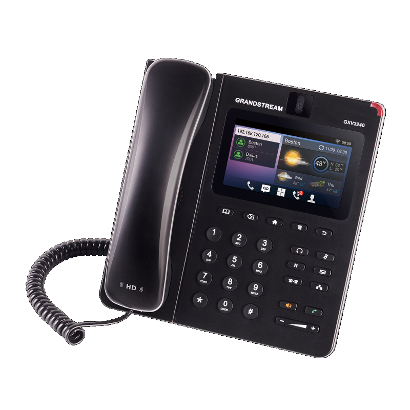 Teléfono IP-GRANDSTREAM-Convencional-para Videoconferencias-Bluetooth Integrado-Cámara con sensor CMOS - GXV-3240 GRANDSTREAM - 