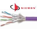 Cable S/FTP Cat 7A LS0H Violeta para Exteriores de 305 metros - Siemon: Conectividad Confiable y Segura - 19SC9T7L4E10 Siemon - 