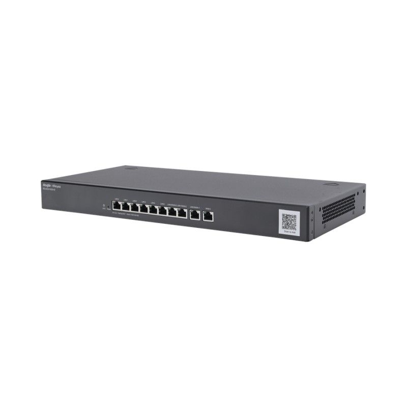 Router-RUIJIE-Reyee de 10 Puertos-1.5 Gbps-300 Usuarios-64 Túneles VPN - RG-EG310GH-E Ruijie - 1