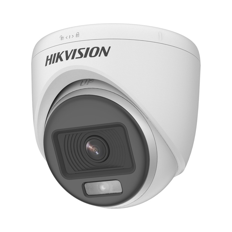 Cámara tipo Turret-HIKVISION-2 Megapixeles-Lente 2.8 mm-Luz Blanca 20 mts-Exterior IP67-TVI-AHD-CVI-CVBS-dWDR - DS-2CE70DF0T-PF 