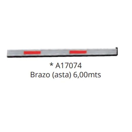 Brazo-PPA-6,00mts-RECTANGULAR-Compatible con Barrera - A17074 ppa - 1