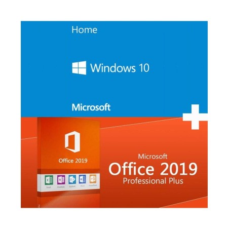 Licencia Windows 10 Home OEM - Mas - Office 2019 Professional Plus Microsoft - 1