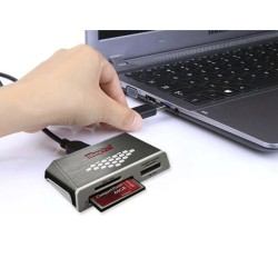 Lector de tarjetas de alta velocidad USB 3.0 Kingston - FCR-HS4 Kingston - 2