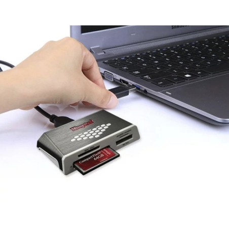 Lector de tarjetas de alta velocidad USB 3.0 Kingston - FCR-HS4 Kingston - 2