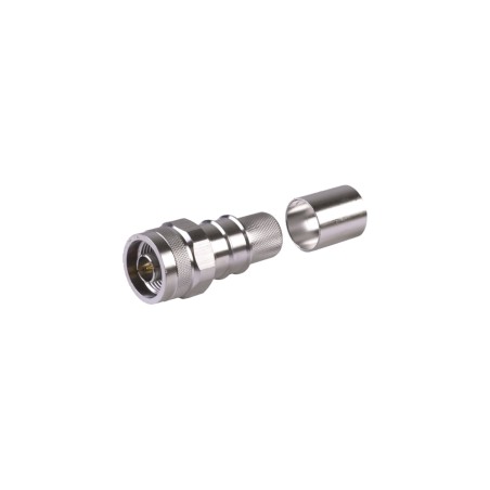 Conector N Macho-Times Microwave-Plegable-con Pin Cautivo para cable LMR600 - EZ-600-NM-HX Times Microwave - 1