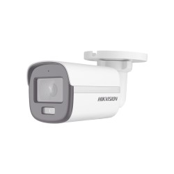 Cámara Tipo Bala-HIKVISION-2 Megapixel-Lente 2.8 mm-Luz Blanca 20 mts-IR 20 Metros-Exterior IP67-dWDR - DS-2CE10DF0T-LFS Hikvisi