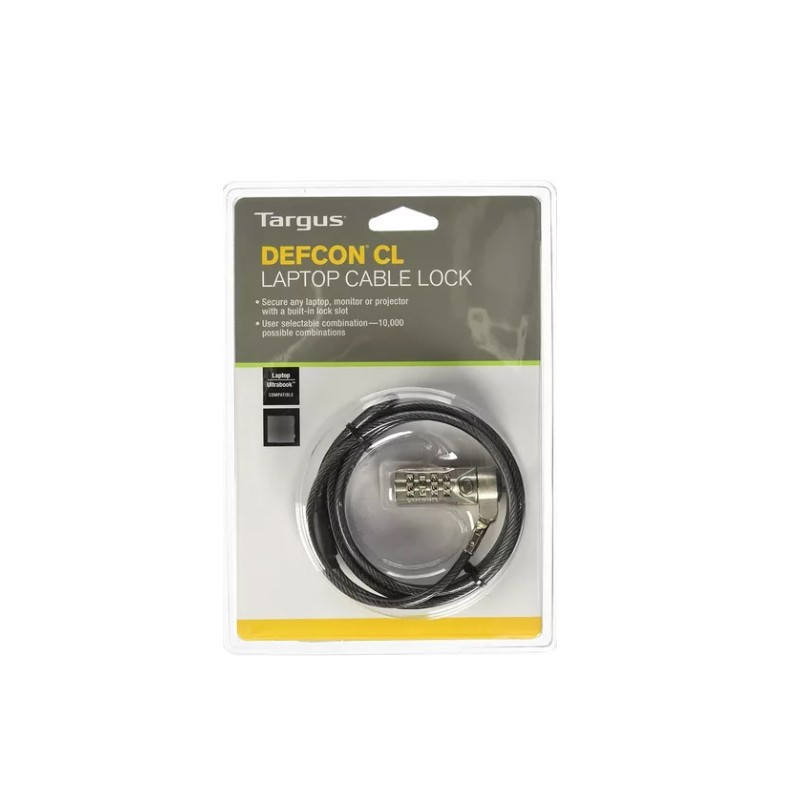 Candado con cable DEFCON CL Combination Lock Targus - PA410U-71 Targus - 2