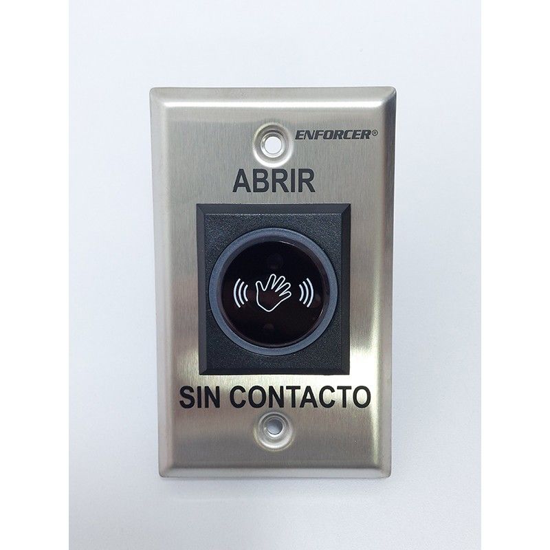 Boton NO Touch para salida de puerta con sistemas de control de acceso - SD-927PKC-NSQ zkteco - 1