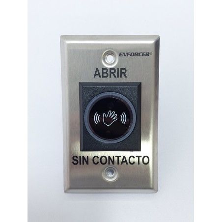 Boton NO Touch para salida de puerta con sistemas de control de acceso - SD-927PKC-NSQ zkteco - 1