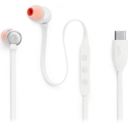 Auriculares Inalámbricos-JBL-Cableado-Color Blanco-Impedancia de 16 Ohm -  JBLT310CWHTAM JBL - 1