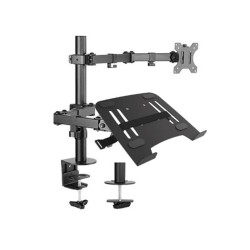 Soporte LCD para Monitor y Portátil-Ergo & Health-Carga Hasta 8 Kg - BSPLCD-LDT07-C012 X2-BP-EHNBH-1B Ergo & Health - 1