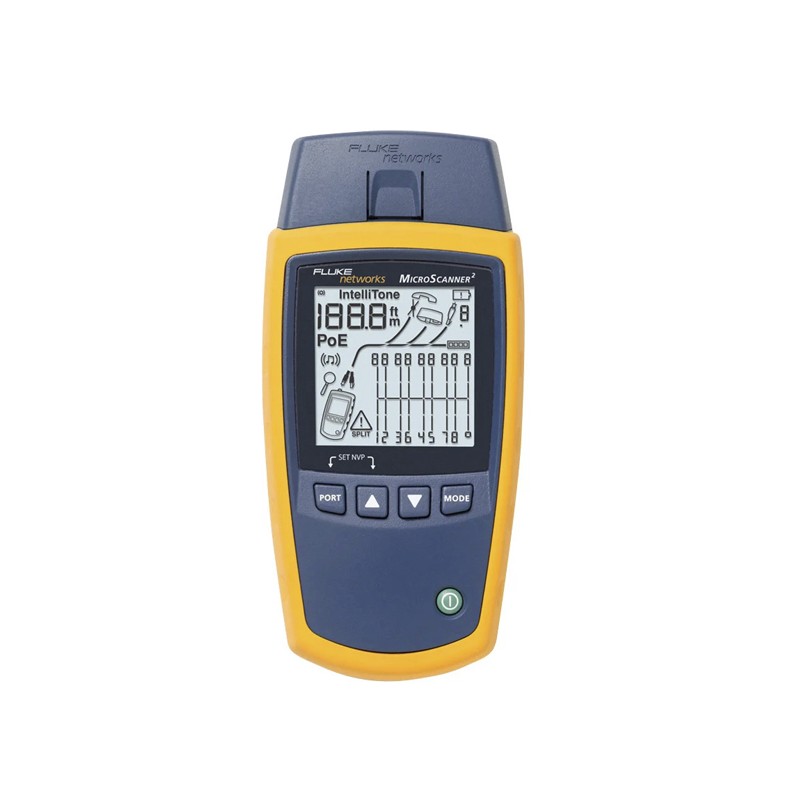 Verificador de cableado Ethernet Industrial MicroScanner 2  - 	2772449 Fluke - 1