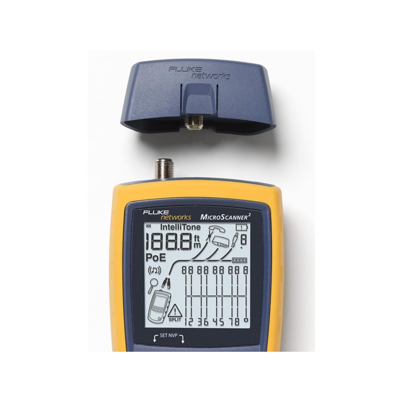 Verificador de cableado Ethernet Industrial MicroScanner 2  - 	2772449 Fluke - 3