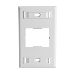 Faceplace de 1 puerto color blanco - CT2-FP-02B Siemon - 1