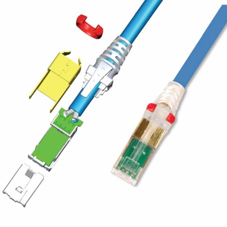 Patch Cord de Cobre - Categoria 6A, UTP, T568A/B -CM/LSOH-1 -26 AWG - ZM6A-07-03B Siemon - 2