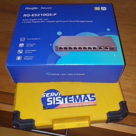 Router Administrable-RUIJIE-PoE-10 Puertos Gigabit-8x PoE-Hasta 200 Clientes-600 Mbps - RG-EG210G-P Ruijie - 2