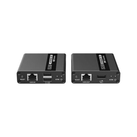 Kit extensor KVM-HDMI-USB-Epcom-Resolución 1080P-Cat 6, 6a y 7-CERO LATENCIA-HDR-Salida Loop-Salida de audio de 3.5mm - TT223KVM