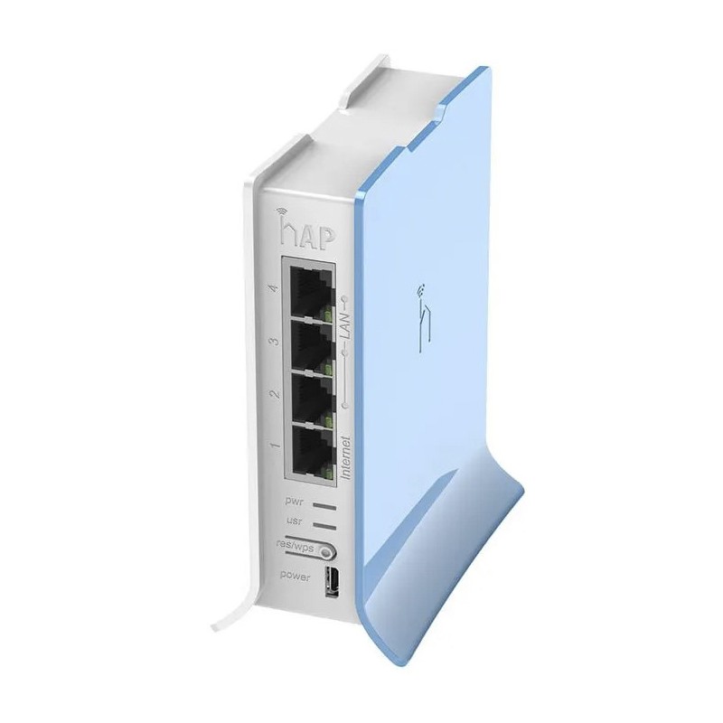 hAP lite TC - 4 Puertos Fast Ethernet, Wi-Fi 2.4 GHz 802.11 b/g/n y base - RB941-2ND-TC MIKROTIK - 1