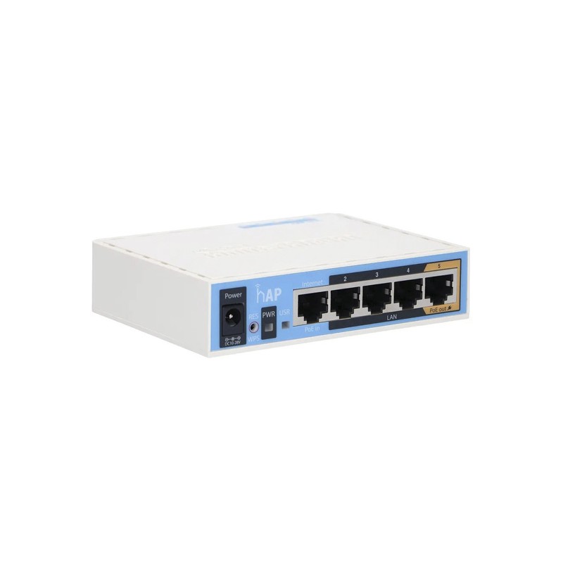 hAP - 4 Puertos Fast Ethernet y Wi-Fi 2.4 GHz 802.11 b/g/n - RB951UI-2ND MIKROTIK - 1