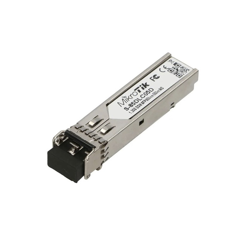 Transceptor MiniGbic SFP 1.25G LC Duplex para fibra Multi Modo 550mts - S-85DLC05D MIKROTIK - 1