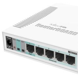 Switch Mikrotik 5 puertos Gigabit Ethernet y 1 SFP - RB260GS MIKROTIK - 1