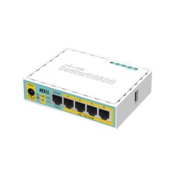 hEX PoE LITE - RouterBoard, 5 Puertos Fast Ethernet, 4 con PoE Pasivo - RB750UPR2 MIKROTIK - 1