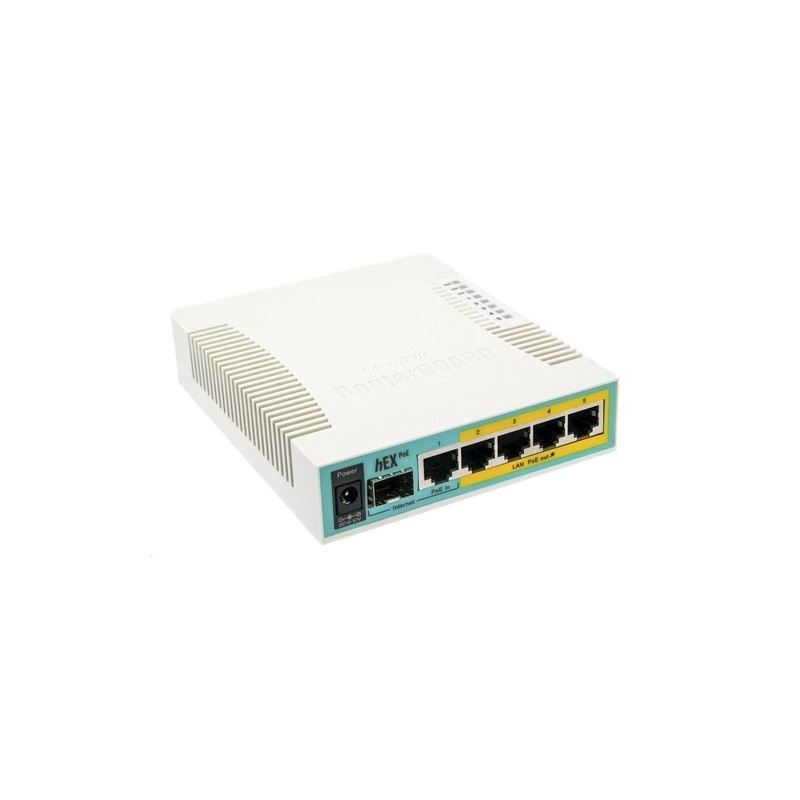 hEX PoE - Routerboard 5 puertos Gigabit Ethernet PoE 802.3at - RB960PGS MIKROTIK - 2