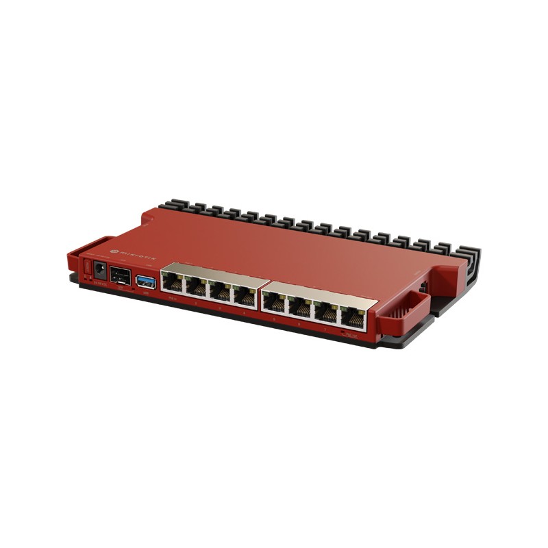 Router Board, 8 Puertos Gigabit + 1 puerto PoE-Out Pasivo, 1 Puerto SFP, Licencia Nivel 5 - L009UIGS-RM MIKROTIK - 1