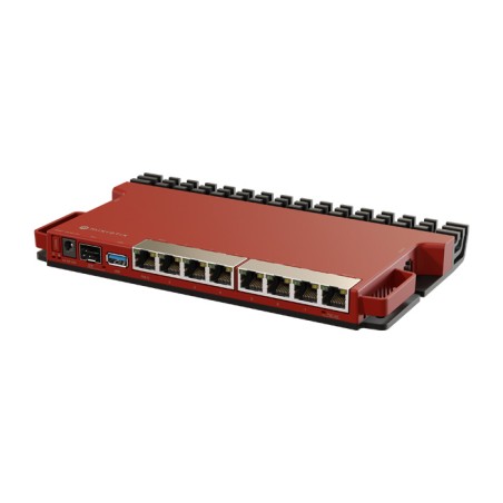 Router Board, 8 Puertos Gigabit + 1 puerto PoE-Out Pasivo, 1 Puerto SFP, Licencia Nivel 5 - L009UIGS-RM MIKROTIK - 1