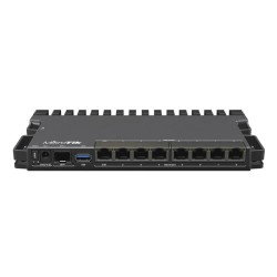 RB5009UG+S+IN - RouterBoard, CPU 4 Núcleos, 8 Puertos Gigabit, 1 SFP+ - RB5009UG+S+IN MIKROTIK - 1