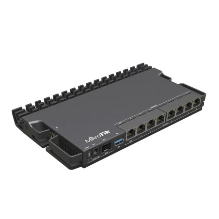 RB5009UPr+S+IN - 8 puertos PoE in/out, 1 SFP+, Solo RouterOS v7 MIKROTIK - 1