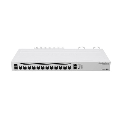 Cloud Core Router 12 puertos 10G SFP+, 2 25G SFP28, Fuente Redundante - CCR2004-1G-12S+2XS MIKROTIK - 1