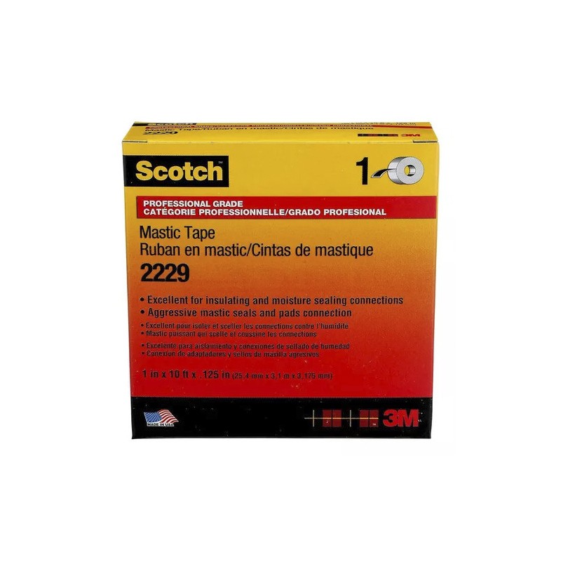 Cinta Mastic y Parches de Aislación - Scotch-SealMR 2229 - 80610594410 3M - 2