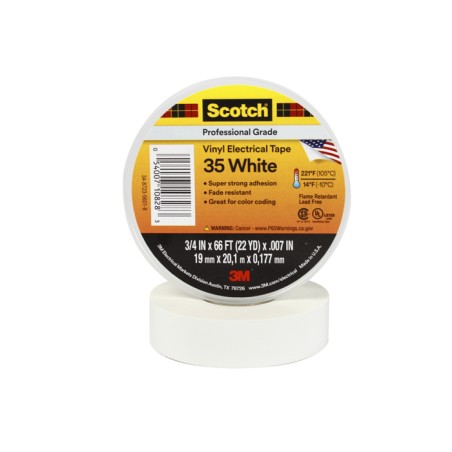 Cinta eléctrica de vinilo 3m scotch 35 - 80610833982 3M - 1