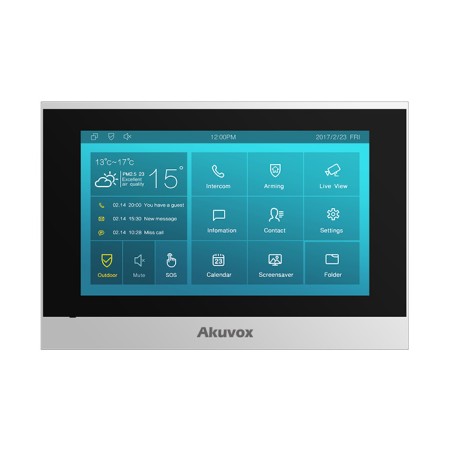 Monitor Interior IP - Wifi - PoE - Pantalla Touch 7" - C313W AKUVOX - 1